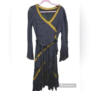 Love Sam | Silk Asymmetrical dress | Sz Sm